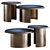 Oaze Side Tables by Monologue 3D model small image 2