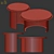 Oaze Side Tables by Monologue 3D model small image 4