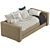 Modern Twin Daybed, 2 Color Options 3D model small image 3