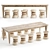 Natural Dining Set Uniqwa Furniture 3D model small image 1