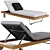 Elegant Sunray Loungers for Relaxation 3D model small image 24