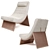 McGuire Sway Lounge Chair: Contemporary Luxury 3D model small image 1