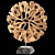 Golden Root Interior Statue 3D model small image 5