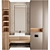 Modern Bathroom Furniture Set 02 3D model small image 1