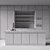 Modern Kitchen 3D Model Set 3D model small image 5