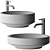 Modern Washbasin by Patricia Urquiola 3D model small image 5