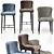 Customizable Trendy Velvet Chairs 3D model small image 9