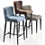 Customizable Trendy Velvet Chairs 3D model small image 12