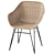 Synthetic Rattan Chart Outdoor Chair 3D model small image 4