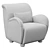 Modern Baird Accent Chair 3D model small image 6