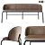 Stylish Bench Princeton Design 3D model small image 1