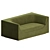 Jorge Zalszupin Mid-Century Cubo Sofa 3D model small image 1