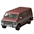  Classic 1978 Chevrolet Van Shell 3D model small image 2