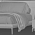 Alivar Maya Bed 3D model small image 4