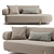  Turri ROMA Sofa Bed 3D model small image 1