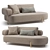  Turri ROMA Sofa Bed 3D model small image 2