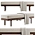 Minimalist Walnut Bench Design 3D model small image 4