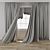 Wind Blowing Effect Curtain 3D 3D model small image 3