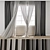 Minimalist Curtain Model Collection 3D model small image 1