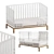 Luma Crib: Modern Nursery Elegance 3D model small image 1