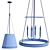 Elegant Reese Pendant Light 3D model small image 3