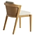 Elegant Malta Dining Chairs Set 3D model small image 2