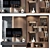 Modern TV Shelf Wall Decor 3D model small image 1
