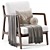 Modern Verity Lounge Chair-inspired Design 3D model small image 1
