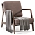 Modern Verity Lounge Chair-inspired Design 3D model small image 3