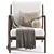 Modern Verity Lounge Chair-inspired Design 3D model small image 4
