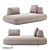 Norri 2 Seater Sofa 3D model small image 1