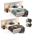 "Sleek Harris Bed 3D Model 3D model small image 2