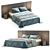"Sleek Harris Bed 3D Model 3D model small image 3