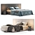 "Sleek Harris Bed 3D Model 3D model small image 8