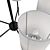 Modern Matte Black Chandelier Model 3D model small image 2