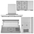 Gaggenau Appliance Set Collection 3D model small image 6