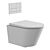 AM.PM Sense Wall-Hung Toilet 3D model small image 4