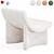 Modern Armchair by Mogg 3D model small image 2