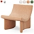 Modern Armchair by Mogg 3D model small image 3