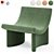 Modern Armchair by Mogg 3D model small image 5