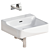  Modern Ceramic Washbasin Ideal Standard 3D model small image 1