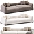 Contemporary Softbay Sofa for Porada 3D model small image 3