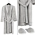 Luxury Spa Set: Robe & Slippers 3D model small image 3