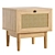 Roshal Bedside Table, Stylish Design 3D model small image 1