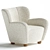 Elegant Lewis Armchair for You 3D model small image 2