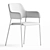Elegant Velvet Dining Chair 3D model small image 3