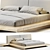 Sleek Modloft Worth Bed - Minimalist Beauty 3D model small image 1