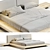 Sleek Modloft Worth Bed - Minimalist Beauty 3D model small image 2