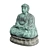 Japanese Buddha Statue, Metal and Stone 3D model small image 4