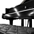 Sleek Steinway Black Piano 2015 3D model small image 2